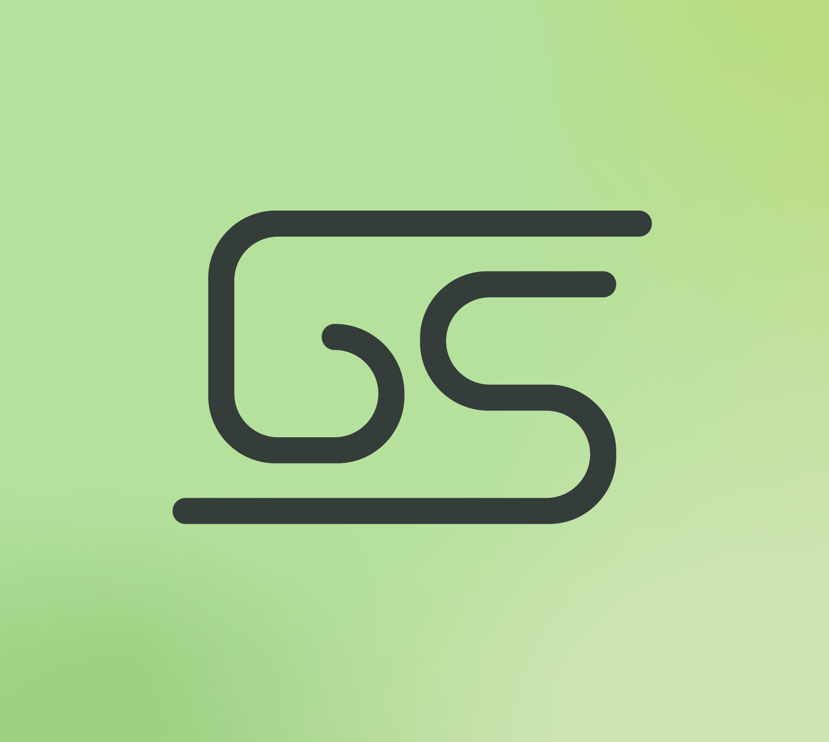 Green Silicon monogram