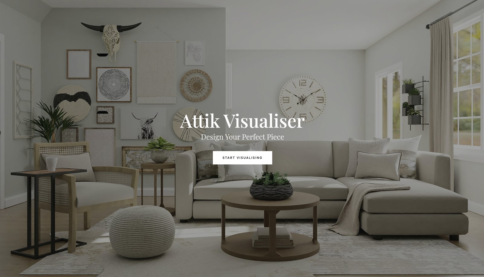 The Attik Visualiser home page