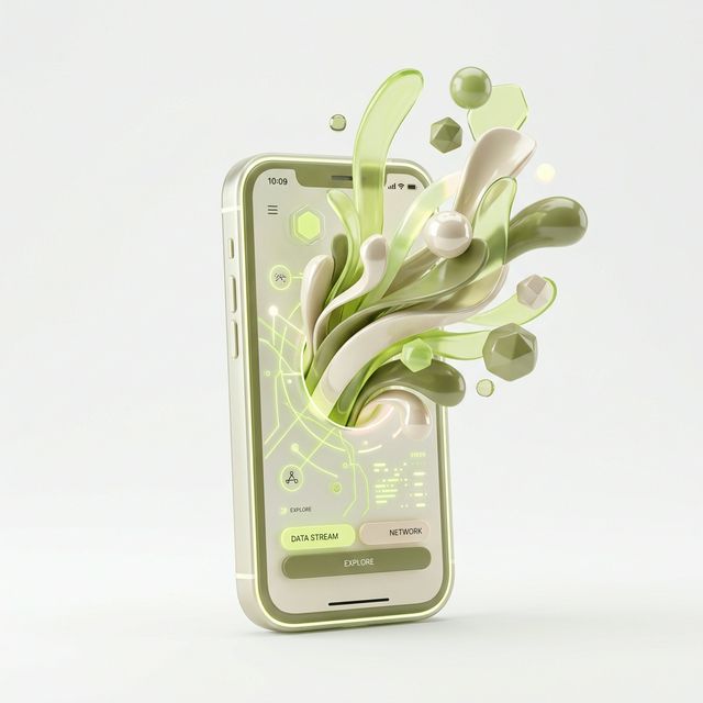 Native iOS and Android app development visualization